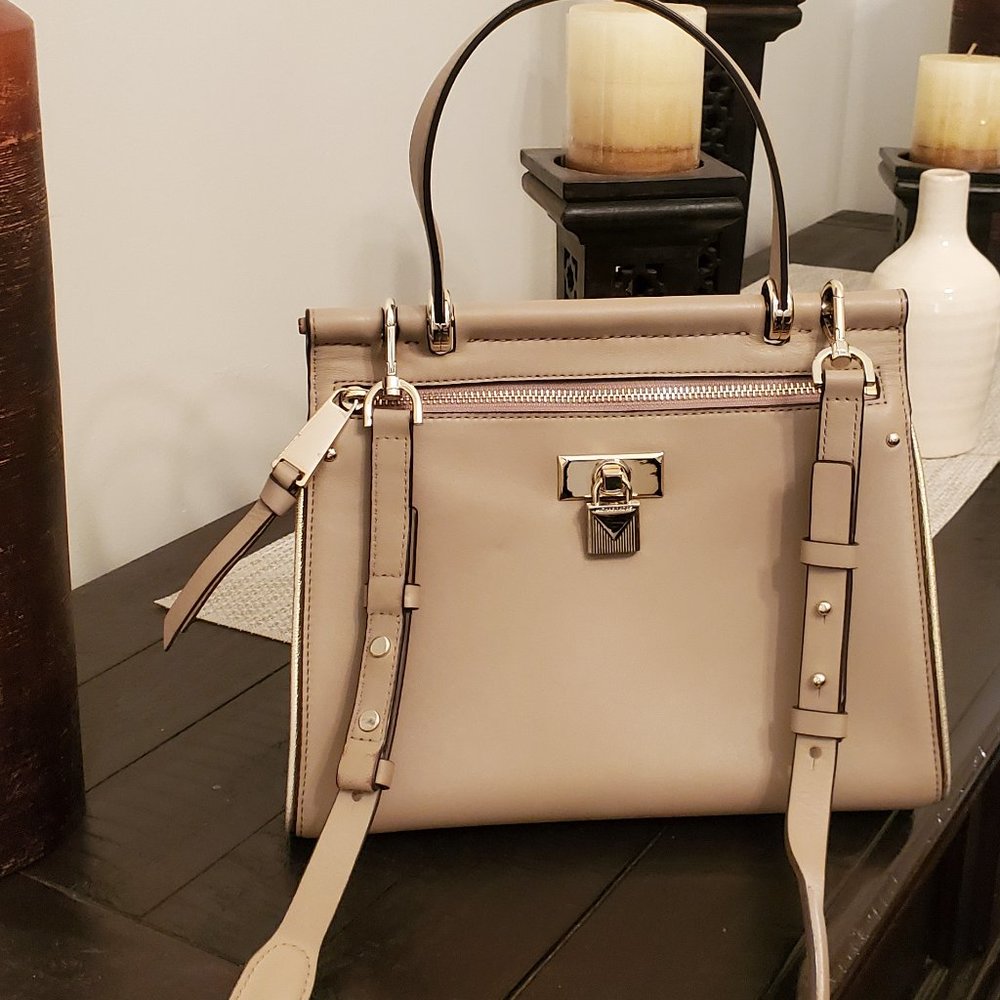 NWT-Michael Kors Jasmine Satchel- Truffle/Beige Color